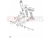 SUZUKI GP125U N (1992) 94 - REAR SWINGING ARM