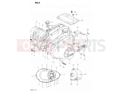 6 - CRANKCASE COVER - Suzuki GS450L X (1999)