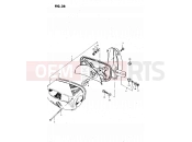36 - REAR COMBINATION LAMP (E24) - Suzuki GS450L X (1999)