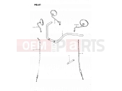 61 - HANDLEBAR - Suzuki GS450L X (1999)