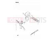 64 - LEFT HANDLE SWITCH (MODEL T, X) - Suzuki GS450L X (1999)