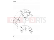 71 - REAR FENDER - Suzuki GS450L X (1999)