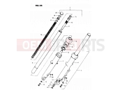 55 - FRONT FORK (MODEL Z) - Suzuki GS450L X (1999)