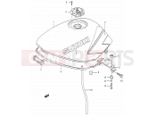 SUZUKI GS500E M (1991) (E28) 32A - FUEL TANK (MODEL M)