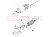 SUZUKI GS500E M (1991) (E28) 18 - STARTING MOTOR