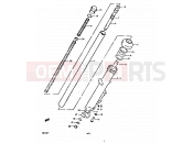 SUZUKI GS550 T (1996) 47 - FRONT FORK (DOUBLE DISK)
