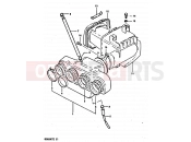 SUZUKI GS650GT X (1999) 14 - AIR CLEANER