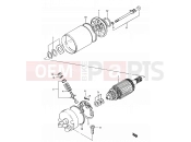 21 - STARTING MOTOR - Suzuki GSX750ES D (1983)