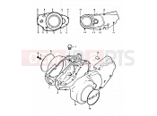 3 - CRANKCASE COVER - Suzuki GT250 X (1999)