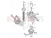 5 - CARBURETOR - Suzuki GT250 X (1999)