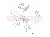 SUZUKI LS650P X (1999) Savage (E03,E28,E33) 12 - MUFFLER