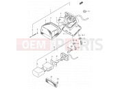 SUZUKI LS650P X (1999) Savage (E03,E28,E33) 24 - REAR COMBINATION LAMP