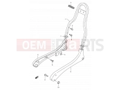 SUZUKI LS650P X (1999) Savage (E03,E28,E33) 40 - PILLION HANDLE