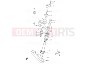 SUZUKI LS650P X (1999) Savage (E03,E28,E33) 42 - STEERING STEM