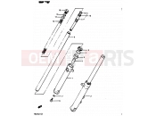 SUZUKI RG125 J (1988) Gamma 38 - FRONT DAMPER