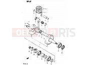 4 - CRANKSHAFT - Suzuki RG125UC H (1987) Gamma