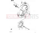 41 - FRONT WHEEL - Suzuki RG125UC H (1987) Gamma