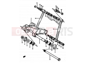 SUZUKI RM125 E (1984) 42 - CUSHION LEVER