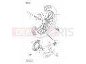 SUZUKI RM250 K7 (2007) (E19) 31 - FRONT WHEEL