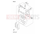 SUZUKI RM250 K7 (2007) (E19) 32 - FRONT CALIPER