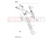SUZUKI RM250 K7 (2007) (E19) 35 - REAR SHOCK ABSORBER