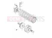 SUZUKI RM250 M (1991) (E03,E28,E33) 10 - CLUTCH (MODEL K/L/M)