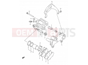 SUZUKI RM250 M (1991) (E03,E28,E33) 36 - REAR CALIPERS (MODEL K)