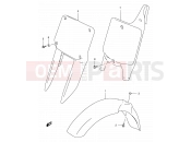 SUZUKI RM250 V (1997) (E02) 22 - FRONT FENDER