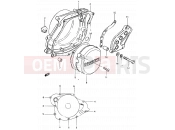SUZUKI RM500 D (1983) 3 - CRANKCASE COVER
