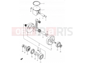SUZUKI RM500 D (1983) 4 - CRANKSHAFT