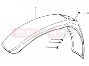 SUZUKI RM500 D (1983) 25 - FRONT FENDER