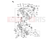 10 - CRANKCASE - Suzuki RM65 K3 (2003) (E03)
