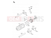 SUZUKI RM65 K5 (2005) (E24) 8 - GEAR CHANGE DRUM/SHIFT FORK