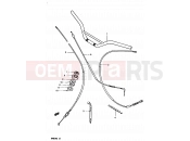 30 - HANDLEBAR - CONTROL CABLE - Suzuki RM80H D (1983)