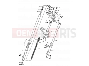 26 - FRONT FORK (MODEL D) - Suzuki RM80H D (1983)