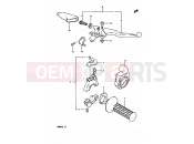SUZUKI RM80X D (1983) 31 - RIGHT HANDLE SWITCH