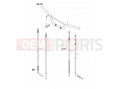 SUZUKI RM80 L (1990) (E24) 25 - HANDLEBAR - CONTROL CABLE