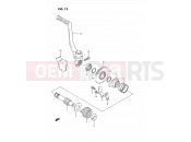 SUZUKI RM80 N (1992) (E24) 12 - KICK STARTER