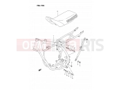 SUZUKI RM80 N (1992) (E24) 15B - FRAME - SEAT (MODEL M/N)