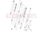 SUZUKI RM80 H (1987) (E03,E28,E33) 23 - FRONT FORK (MODEL G/H/J)