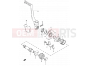 SUZUKI RM80 P (1993) (E03,E28,E33) 13 - KICK STARTER