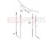SUZUKI RM80 S (1995) (E03,E28,E33) 27 - HANDLEBAR - CONTROL CABLE