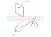 SUZUKI RM80 X (1999) (E24) 22 - FRONT FENDER