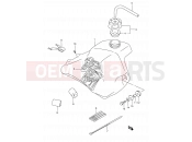 SUZUKI RM80 T (1996) (E03,E28,E33) 19 - FUEL TANK (MODEL T)