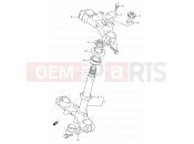 SUZUKI RM80 X (1999) (E03,E28,E33) 29 - STEERING STEM