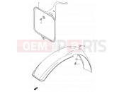 22 - FRONT FENDER - Suzuki RM80 K1 (2001)