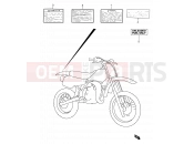 26 - LABEL - Suzuki RM80 K1 (2001)