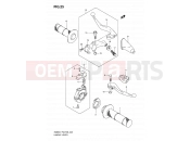 SUZUKI RM85 K7 (2007) (P03,P28) 25 - HANDLE LEVER