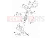 SUZUKI RMX250 M (1991) (E01) 33A - STEERING STEM (MODEL M/N)