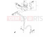 SUZUKI RMX250 M (1991) (E01) 36B - FRONT MASTER CYLINDER (MODEL T P37)